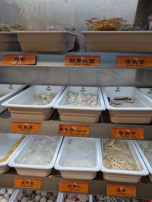 Vegan options at YGF Malatang in Edinburgh