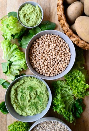 Kichererbsen von Familie Bickert aus der Wetterau !  at Glauburg Café in Frankfurt