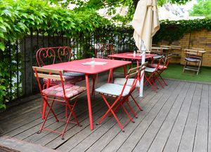  at Glauburg Café in Frankfurt