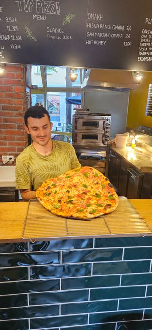  at Top Pizza in Ljubljana