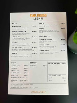  at Top Pizza in Ljubljana