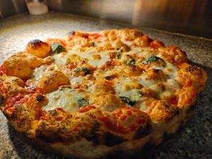 Margherita at Top Pizza in Ljubljana