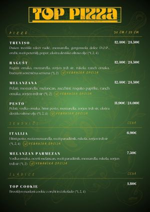  at Top Pizza in Ljubljana