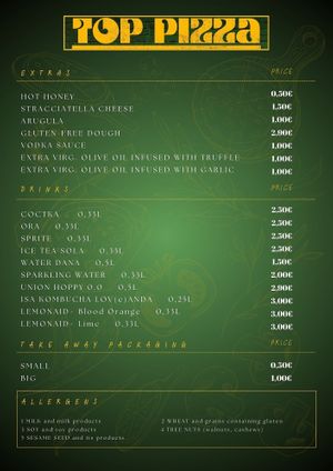  at Top Pizza in Ljubljana