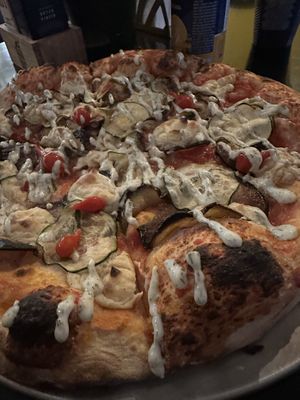 Vegan Melanzana  at Top Pizza in Ljubljana