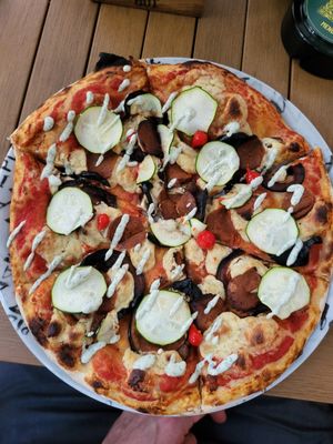 Melanzane (with additional Peperoni) at Top Pizza in Ljubljana