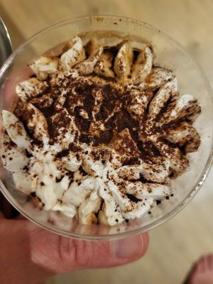 Tiramisu at Top Pizza in Ljubljana
