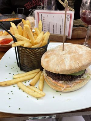 Falafel burger  at Kapitein Zeppos in Amsterdam