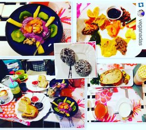 breakfast at Rayen Vegano in Madrid