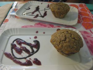 Coconut muffins at Rayen Vegano in Madrid