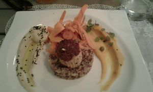 lunch (main dish) at Rayen Vegano in Madrid