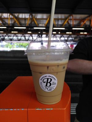 Iced latte at Bakery Bakery in Winterthur