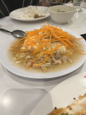 Crab meat tofu  at Mama Go Vege Cafe in Ipoh