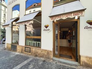 Entrance at Amato Gelateria & Caffé - U Itala in Prague
