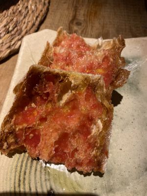 Pan con tomate   at La Blava in Palafrugell