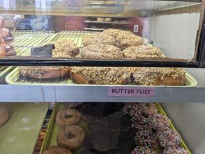 Butter flies at Ronald's Donuts in Las Vegas