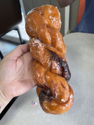 Cinnamon twist - huge and delicious!!  at Ronald's Donuts in Las Vegas