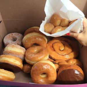 yum!!! at Ronald's Donuts in Las Vegas