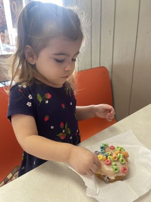 Vegan toddler approved!  at Ronald's Donuts in Las Vegas