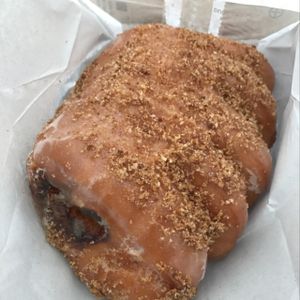 'bear claw' vegan donut.  at Ronald's Donuts in Las Vegas
