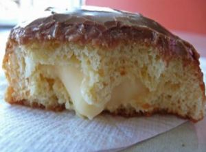 soy cream filled donut at Ronald's Donuts in Las Vegas