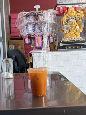 Thai tea at Ronald's Donuts in Las Vegas