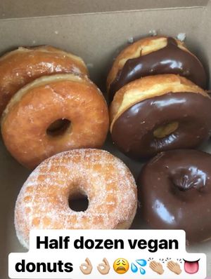 Half a dozen doughnuts  at Ronald's Donuts in Las Vegas