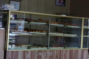 Top 2 rows are vegan!  at Ronald's Donuts in Las Vegas