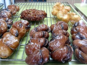 "Fancy" vegan donut selection at Ronald's Donuts in Las Vegas