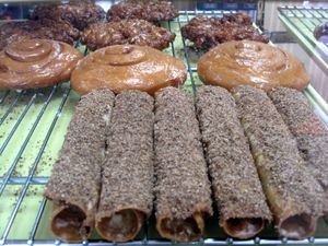 "Fancy" Vegan donut selection  at Ronald's Donuts in Las Vegas
