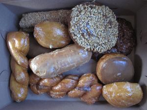 Vegan dozen to go at Ronald's Donuts in Las Vegas