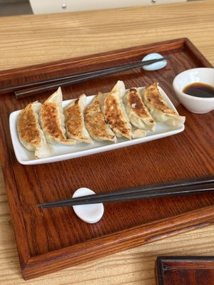 Vegetable gyoza  at Usagui in Barcelona