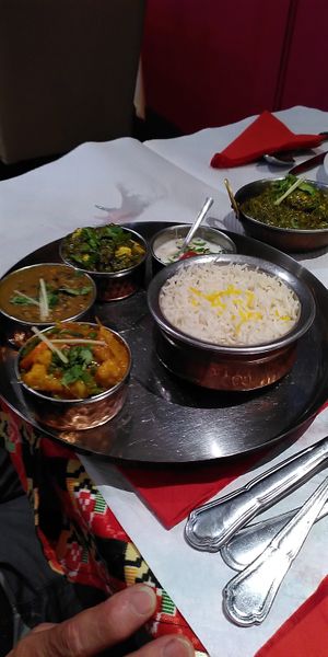 Plats végétarien népalais at Les saveurs d'Himalaya in Dourdan