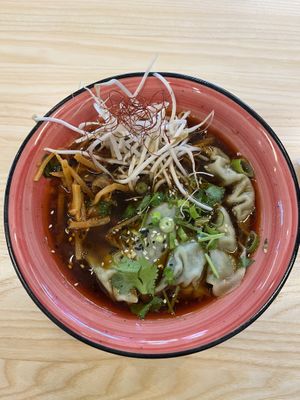 Dumpling hot pot  at Kimli Ramen & Bao in Stockholm