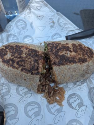 Vegi Burrito at BarBurrito in Kawartha Lakes