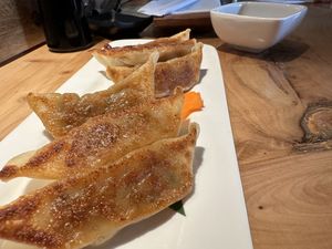 Gyoza   at Tane Vegan Izakaya in Palo Alto