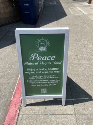  at Peace Natural Vegan Food in Berkeley