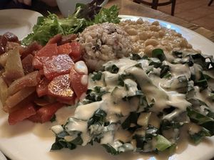 Daily plate  at Peace Natural Vegan Food in Berkeley