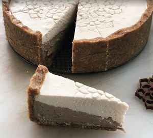 Vegan Cheesecake at Mandala Living Foods Cafe in Anahola