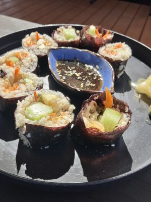 Sushi  at Mandala Living Foods Cafe in Anahola