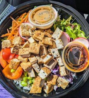 Nourish Bowl with tofu at Mee Hmong Cuisine  in Pagosa Springs