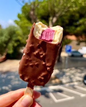 Found vegan ice-cream in La Sirena, it's soooo cute! at La Sirena in Premia De Mar