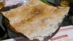 Semolina dosa at Naivedyam in New Delhi
