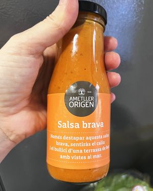 Brava sauce at Ametller Origen in Premia De Mar