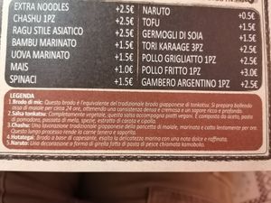 ingredients of salsa tonkatsu which is vegan and in the veggie bowl included at Mic Ramen in Bergamo