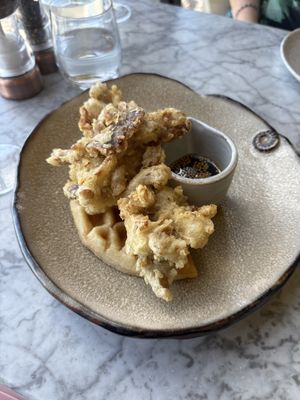 Vegan duck and waffle   at Duck & Waffle  in London