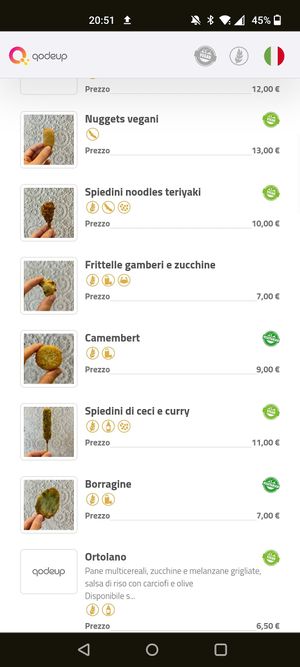 Menu at Elephant Bistrot in Moniga Del Garda