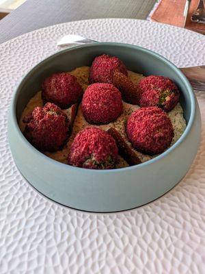 Falafel at Elephant Bistrot in Moniga Del Garda