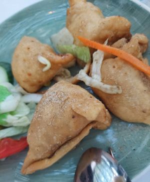 Vegetable pakoras at Chandani Chowk in Munich