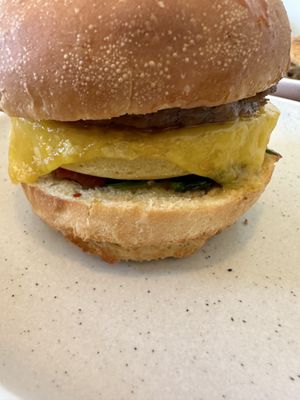 Mung bean vegan sausage breakfast sandwichh  at Bramble Cafe in Halifax